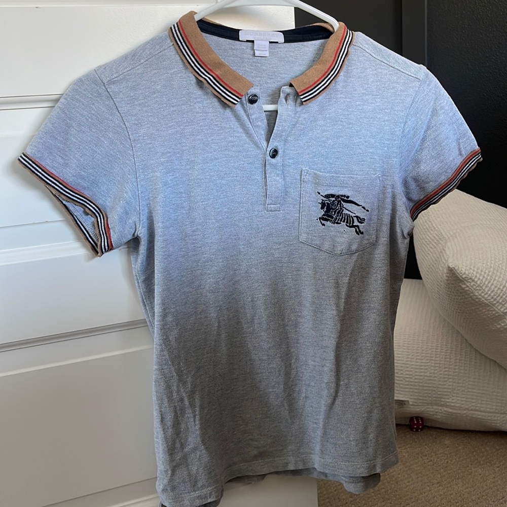 Boys Burberry polo